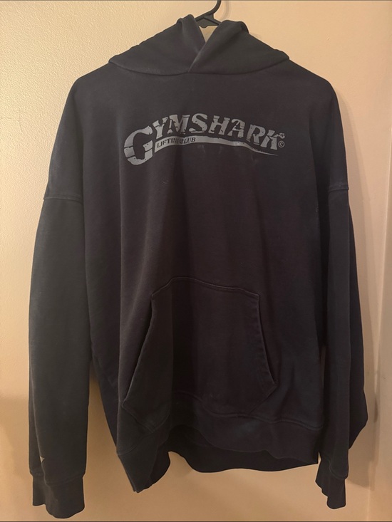 Gymshark Other - Gymshark Black Hooded Sweatshirt with Subtle Logo